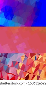 Abstract geometric triangle background, art, artistic, bright, colorful, design. Mosaic, color background. Mosaic texture. The effect of stained glass. EPS 10 Vector