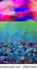 Abstract geometric triangle background, art, artistic, bright, colorful, design. Mosaic, color background. Mosaic texture. The effect of stained glass. EPS 10 Vector