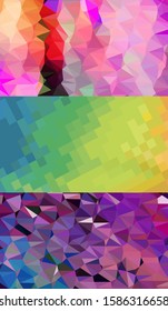 Abstract geometric triangle background, art, artistic, bright, colorful, design. Mosaic, color background. Mosaic texture. The effect of stained glass. EPS 10 Vector