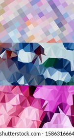Abstract geometric triangle background, art, artistic, bright, colorful, design. Mosaic, color background. Mosaic texture. The effect of stained glass. EPS 10 Vector