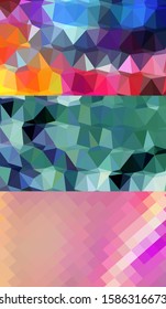 Abstract geometric triangle background, art, artistic, bright, colorful, design. Mosaic, color background. Mosaic texture. The effect of stained glass. EPS 10 Vector