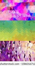Abstract geometric triangle background, art, artistic, bright, colorful, design. Mosaic, color background. Mosaic texture. The effect of stained glass. EPS 10 Vector