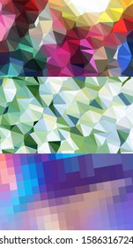 Abstract geometric triangle background, art, artistic, bright, colorful, design. Mosaic, color background. Mosaic texture. The effect of stained glass. EPS 10 Vector