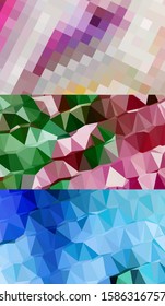 Abstract geometric triangle background, art, artistic, bright, colorful, design. Mosaic, color background. Mosaic texture. The effect of stained glass. EPS 10 Vector