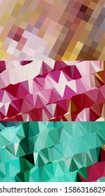 Abstract geometric triangle background, art, artistic, bright, colorful, design. Mosaic, color background. Mosaic texture. The effect of stained glass. EPS 10 Vector
