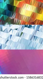 Abstract geometric triangle background, art, artistic, bright, colorful, design. Mosaic, color background. Mosaic texture. The effect of stained glass. EPS 10 Vector