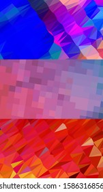 Abstract geometric triangle background, art, artistic, bright, colorful, design. Mosaic, color background. Mosaic texture. The effect of stained glass. EPS 10 Vector