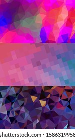 Abstract geometric triangle background, art, artistic, bright, colorful, design. Mosaic, color background. Mosaic texture. The effect of stained glass. EPS 10 Vector