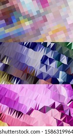 Abstract geometric triangle background, art, artistic, bright, colorful, design. Mosaic, color background. Mosaic texture. The effect of stained glass. EPS 10 Vector