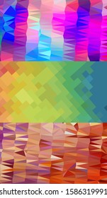 Abstract geometric triangle background, art, artistic, bright, colorful, design. Mosaic, color background. Mosaic texture. The effect of stained glass. EPS 10 Vector