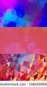 Abstract geometric triangle background, art, artistic, bright, colorful, design. Mosaic, color background. Mosaic texture. The effect of stained glass. EPS 10 Vector