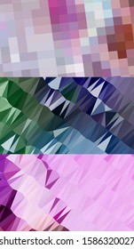 Abstract geometric triangle background, art, artistic, bright, colorful, design. Mosaic, color background. Mosaic texture. The effect of stained glass. EPS 10 Vector