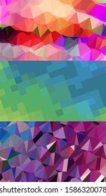 Abstract geometric triangle background, art, artistic, bright, colorful, design. Mosaic, color background. Mosaic texture. The effect of stained glass. EPS 10 Vector