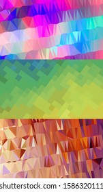 Abstract geometric triangle background, art, artistic, bright, colorful, design. Mosaic, color background. Mosaic texture. The effect of stained glass. EPS 10 Vector