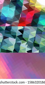 Abstract geometric triangle background, art, artistic, bright, colorful, design. Mosaic, color background. Mosaic texture. The effect of stained glass. EPS 10 Vector