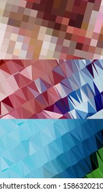 Abstract geometric triangle background, art, artistic, bright, colorful, design. Mosaic, color background. Mosaic texture. The effect of stained glass. EPS 10 Vector