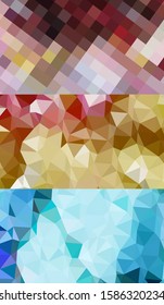 Abstract geometric triangle background, art, artistic, bright, colorful, design. Mosaic, color background. Mosaic texture. The effect of stained glass. EPS 10 Vector