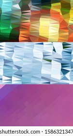Abstract geometric triangle background, art, artistic, bright, colorful, design. Mosaic, color background. Mosaic texture. The effect of stained glass. EPS 10 Vector