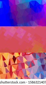Abstract geometric triangle background, art, artistic, bright, colorful, design. Mosaic, color background. Mosaic texture. The effect of stained glass. EPS 10 Vector