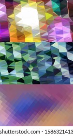 Abstract geometric triangle background, art, artistic, bright, colorful, design. Mosaic, color background. Mosaic texture. The effect of stained glass. EPS 10 Vector
