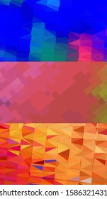 Abstract geometric triangle background, art, artistic, bright, colorful, design. Mosaic, color background. Mosaic texture. The effect of stained glass. EPS 10 Vector