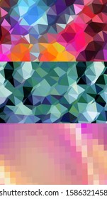 Abstract geometric triangle background, art, artistic, bright, colorful, design. Mosaic, color background. Mosaic texture. The effect of stained glass. EPS 10 Vector