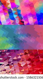 Abstract geometric triangle background, art, artistic, bright, colorful, design. Mosaic, color background. Mosaic texture. The effect of stained glass. EPS 10 Vector