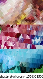 Abstract geometric triangle background, art, artistic, bright, colorful, design. Mosaic, color background. Mosaic texture. The effect of stained glass. EPS 10 Vector