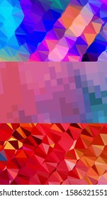 Abstract geometric triangle background, art, artistic, bright, colorful, design. Mosaic, color background. Mosaic texture. The effect of stained glass. EPS 10 Vector