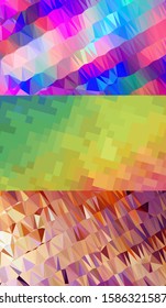 Abstract geometric triangle background, art, artistic, bright, colorful, design. Mosaic, color background. Mosaic texture. The effect of stained glass. EPS 10 Vector