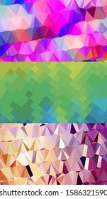 Abstract geometric triangle background, art, artistic, bright, colorful, design. Mosaic, color background. Mosaic texture. The effect of stained glass. EPS 10 Vector
