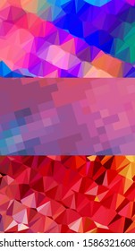 Abstract geometric triangle background, art, artistic, bright, colorful, design. Mosaic, color background. Mosaic texture. The effect of stained glass. EPS 10 Vector