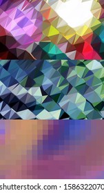Abstract geometric triangle background, art, artistic, bright, colorful, design. Mosaic, color background. Mosaic texture. The effect of stained glass. EPS 10 Vector