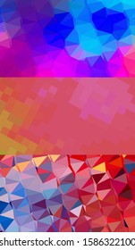 Abstract geometric triangle background, art, artistic, bright, colorful, design. Mosaic, color background. Mosaic texture. The effect of stained glass. EPS 10 Vector