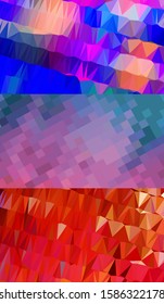 Abstract geometric triangle background, art, artistic, bright, colorful, design. Mosaic, color background. Mosaic texture. The effect of stained glass. EPS 10 Vector