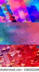 Abstract geometric triangle background, art, artistic, bright, colorful, design. Mosaic, color background. Mosaic texture. The effect of stained glass. EPS 10 Vector