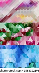 Abstract geometric triangle background, art, artistic, bright, colorful, design. Mosaic, color background. Mosaic texture. The effect of stained glass. EPS 10 Vector