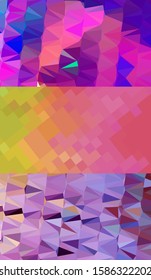 Abstract geometric triangle background, art, artistic, bright, colorful, design. Mosaic, color background. Mosaic texture. The effect of stained glass. EPS 10 Vector