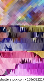 Abstract geometric triangle background, art, artistic, bright, colorful, design. Mosaic, color background. Mosaic texture. The effect of stained glass. EPS 10 Vector