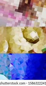 Abstract geometric triangle background, art, artistic, bright, colorful, design. Mosaic, color background. Mosaic texture. The effect of stained glass. EPS 10 Vector