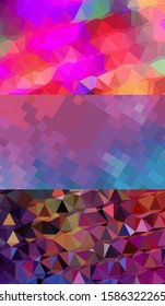 Abstract geometric triangle background, art, artistic, bright, colorful, design. Mosaic, color background. Mosaic texture. The effect of stained glass. EPS 10 Vector