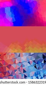 Abstract geometric triangle background, art, artistic, bright, colorful, design. Mosaic, color background. Mosaic texture. The effect of stained glass. EPS 10 Vector