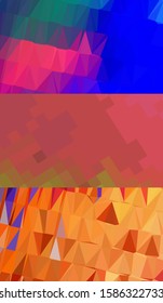 Abstract geometric triangle background, art, artistic, bright, colorful, design. Mosaic, color background. Mosaic texture. The effect of stained glass. EPS 10 Vector