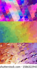 Abstract geometric triangle background, art, artistic, bright, colorful, design. Mosaic, color background. Mosaic texture. The effect of stained glass. EPS 10 Vector