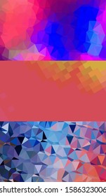 Abstract geometric triangle background, art, artistic, bright, colorful, design. Mosaic, color background. Mosaic texture. The effect of stained glass. EPS 10 Vector