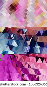 Abstract geometric triangle background in artistic, bright, and colorful, design style. Mosaic, color background. Mosaic texture. The effect of stained glass. EPS 10 Vector