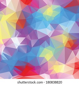 Abstract geometric triangle background. EPS vector illustration