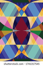 abstrakte geometrische Dreieck-Hintergrundgrafik für Buchabdeckung, Muster, Vorlage oder Hintergrund
