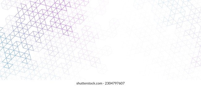 
abstract geometric triangle background image Molecular connection model