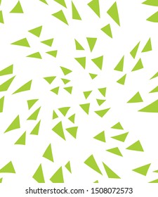 Abstract geometric triangle background pattern print.